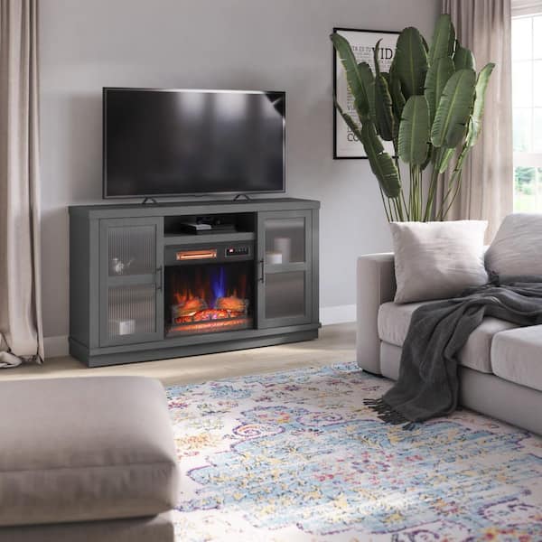 Twin Star Home Duraflame 56 in. Freestanding Electric Fireplace TV