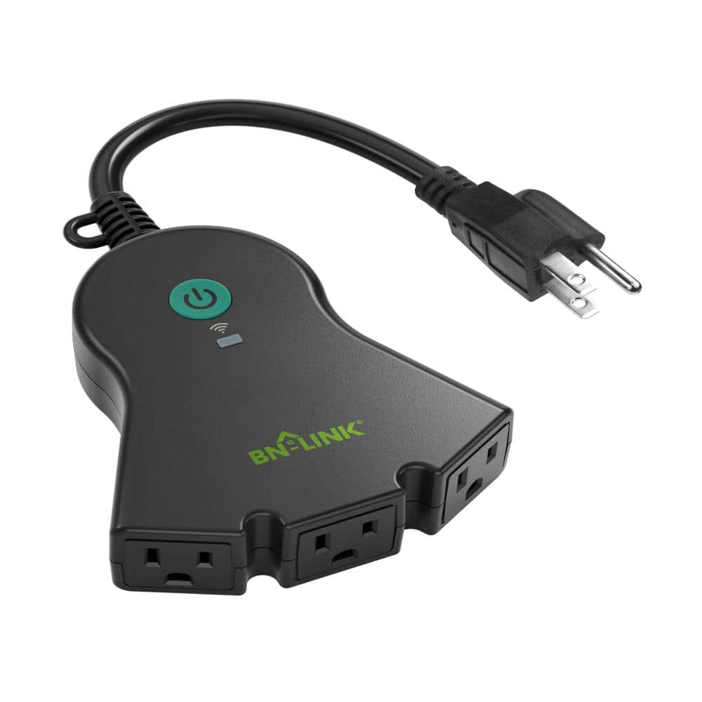 BN-LINK Smart WiFi Heavy Duty Outdoor Outlet with Timer, Alexa & Google Assistant Compatible, 2.4GHz