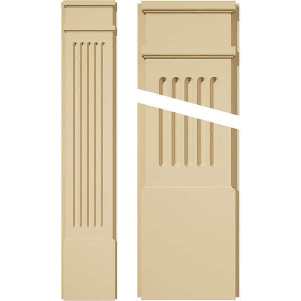 Ekena Millwork 2 in. D x 9 in. W x 48 in. L Primed Polyurethane Pilaster 1- Pack
