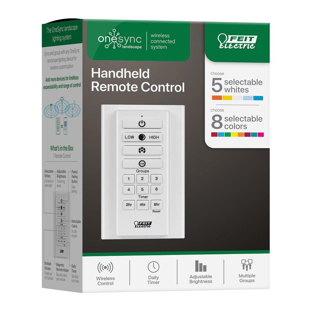 Feit White Wireless Handheld Remote Control