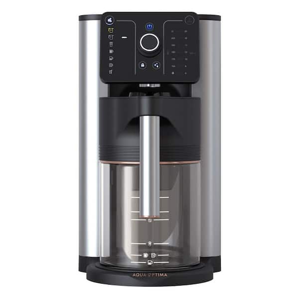 Unbranded Aurora 10 Cup Stainless Drip Coffee Maker with Built in Water Filtration