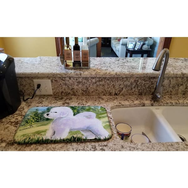 Dish Drying Pad, Kitchen Countertop Absorbent Pad, Washstand Drain