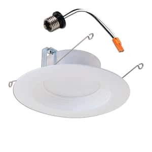 5 in. and 6 in. 3000K Integrated LED Recessed Retrofit Downlight Trim, 90 CRI, Title 20 Compliant in Soft White