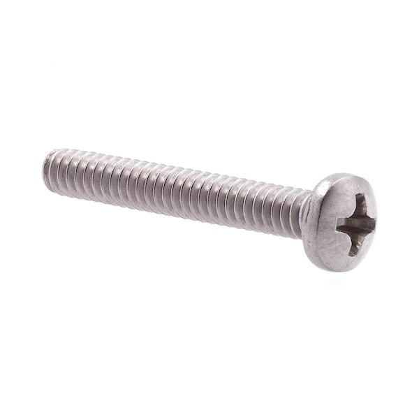 Prime-Line #6-32 x 1 in. Grade 18-8 Stainless Steel Phillips Drive Pan Head Machine Screws (25-Pack)