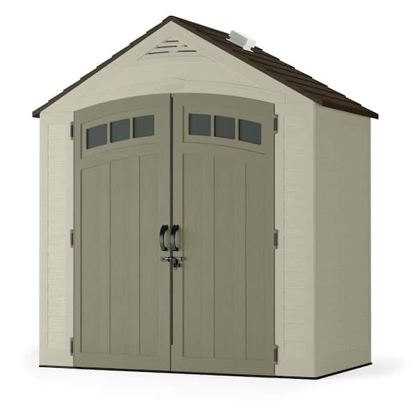 Suncast Vista 7 ft. 4 in. x 4 ft. 1 in. Resin Storage Shed
