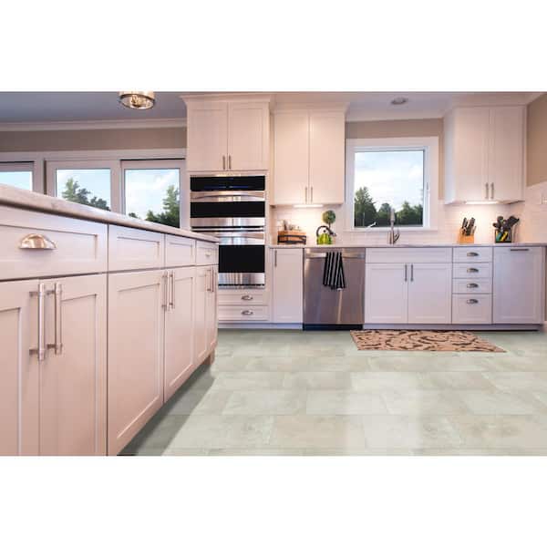 Leighton Moka 12 in. x 24 in. Matte Porcelain Travertine Look Floor and Wall Tile (864 sq. ft./Pallet)