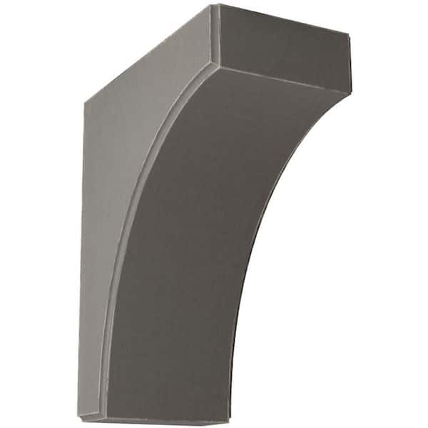 Ekena Millwork 5-1/4 in. x 12 in. x 10 in. Reclaimed Grey Clarksville Wood Vintage Decor Bracket