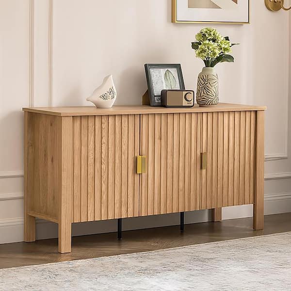 New Classic Furniture Thayer Natural Manufactured Wood Top Buffet Sideboard