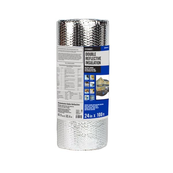 Everbilt 24 in. x 100 ft. Double Reflective Insulation Radiant Barrier