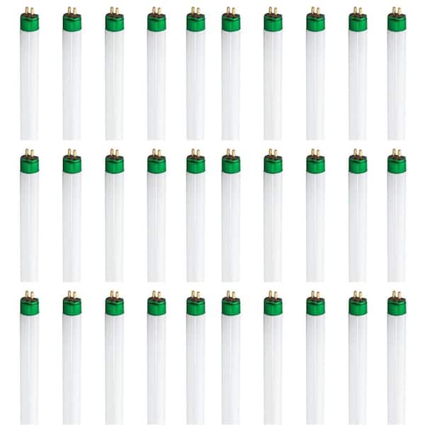 28-Watt 4 ft. Linear T5 Fluorescent Alto Light Bulb Cool White (30-Pack)