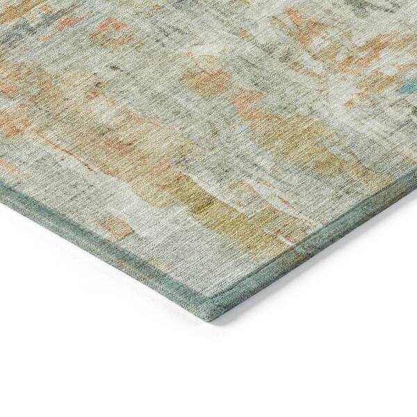 Chantille Machine Washable Indoor/Outdoor Abstract ACN2310 Sage 2 ft. x 3 ft. Accent Rug