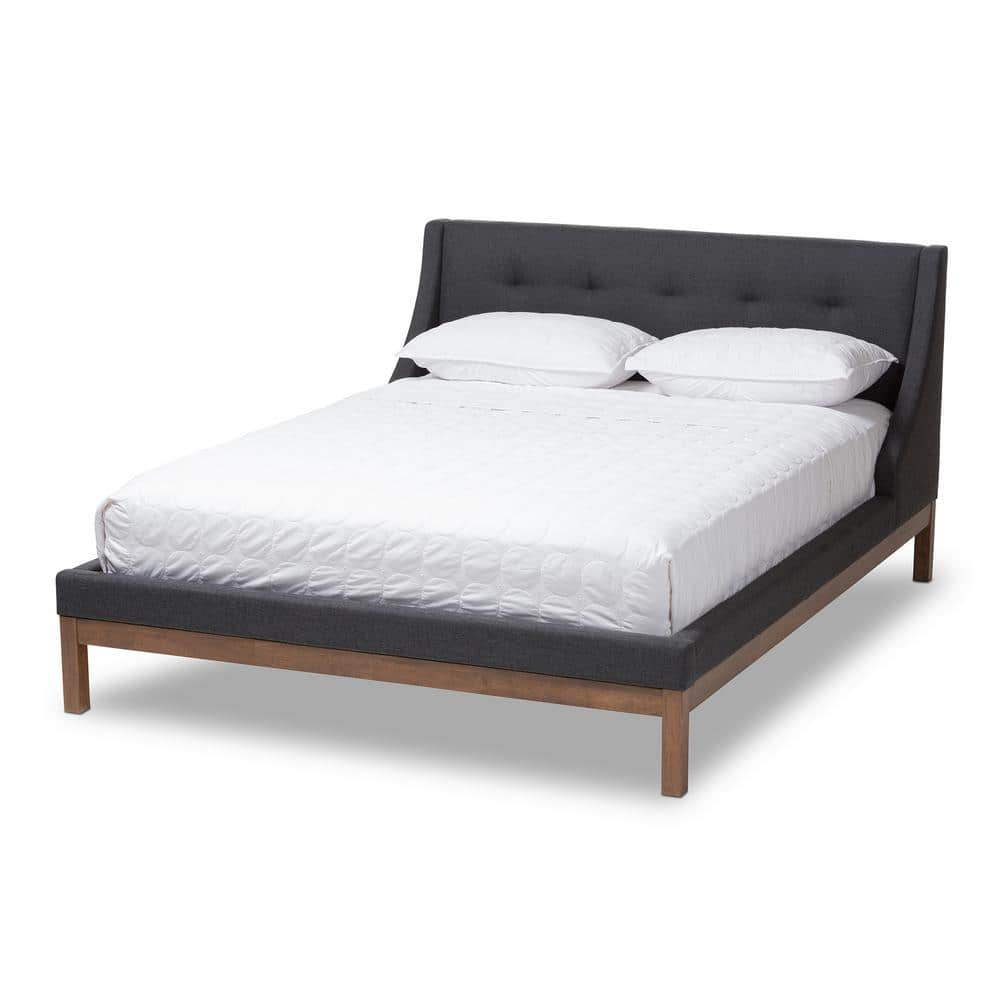 Reviews for Baxton Studio Louvain Dark Gray Full Platform Bed Pg