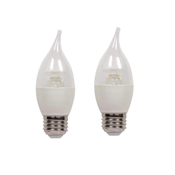 Westinghouse 60W Equivalent Soft White C13 LED Light Bulb (2-Pack)