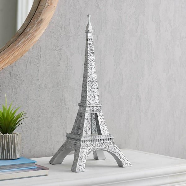 HEMSLY INC Silver Eiffel Tower Statue