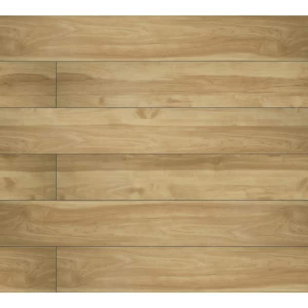 A&A Surfaces Canopy Island 12 MIL x 9 in. W x 60 in. L Waterproof Click Lock Luxury Vinyl Plank Flooring (22.44 sq. ft./Case)