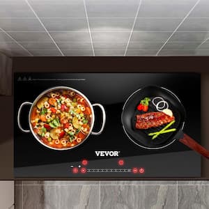 23.6 in. x 14.2 in. Built-in Induction Radiant Cooktop 2-Elements Radiant Cooktop w/ Child Safety Lock Electric Cooktop