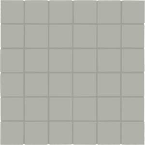 Restore Ash Gray 12 in. x 12 in. Matte Ceramic Mosaic Tile (10 sq. ft./Case)