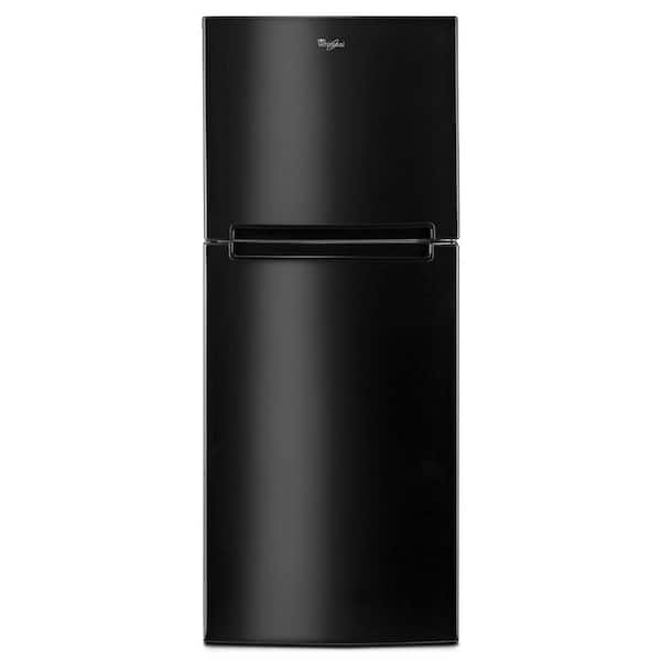 Whirlpool 10.7 cu. ft. Top Freezer Refrigerator in Black