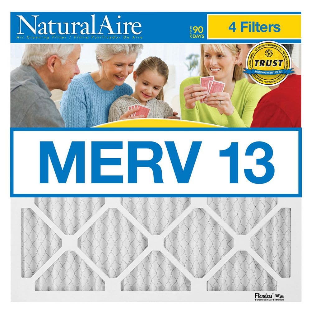 16 in. x 25 in. x 1 in. Premium MERV 13 Pleated Air Filter (4-pack) price history on PriceWatchPro