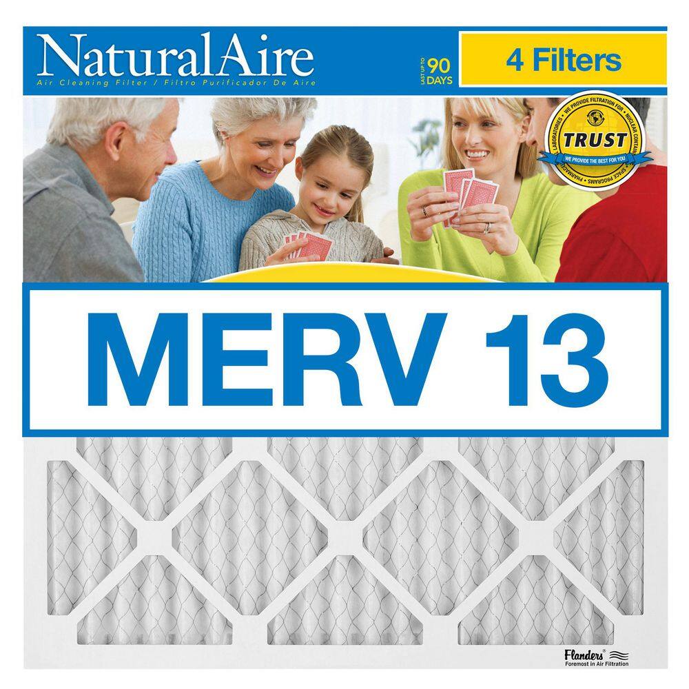 20 in. x 25 in. x 1 in. Premium MERV 13 Pleated Air Filter (4-pack) price history on PriceWatchPro