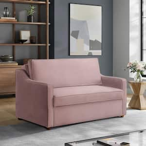 Delray 62.2 in. Mauve Full Size Sofa Bed