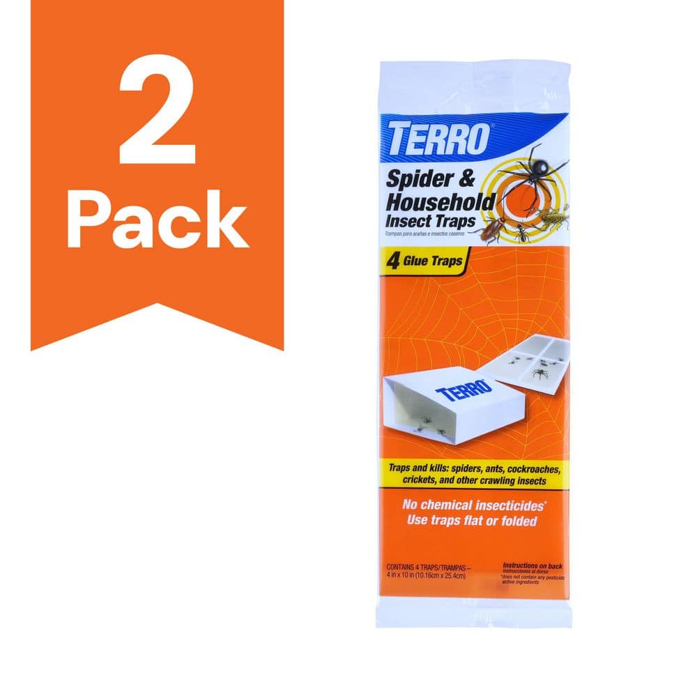TERRO Non-Toxic Spider and Insect Trap (8-Count, 2-Pack) T3206VB2