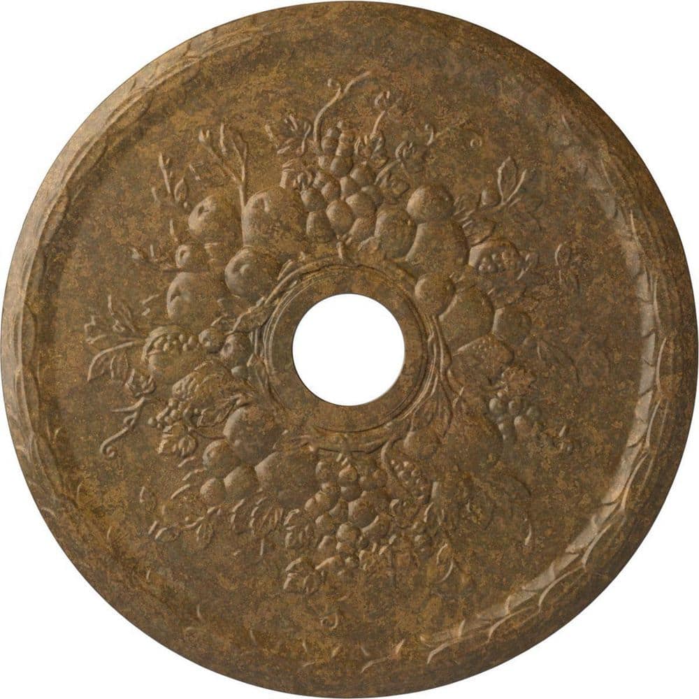 5/8 in. x 22-5/8 in. x 22-5/8 in. Polyurethane Grape Ceiling Medallion, Rubbed Bronze price history on PriceWatchPro