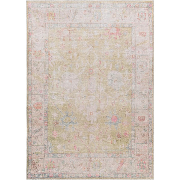 Artistic Weavers Hartwell Green 8 ft. x 10 ft. Traditional Indoor Machine-Washable Area Rug