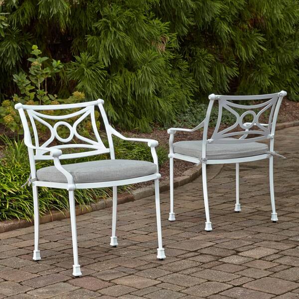 home depot white outdoor chairs