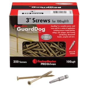 GuardDog #10 x 3 in. Torx Drive, Bugle Head Exterior Wood Screw (350-Pack)