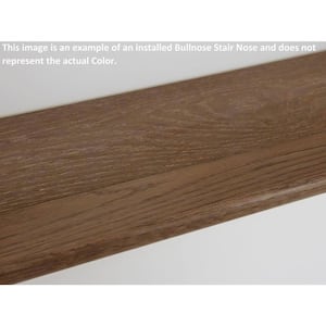 Bennett 3/8 in. Thick x 2-3/8 in. Width x 78 in. Length Stair Nosing American Hickory Hardwood Trim