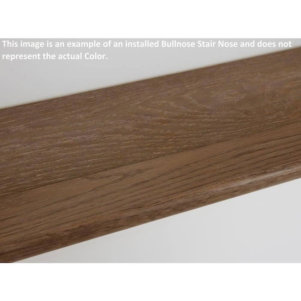 Steward 1/2 in. Thick x 2-3/4 in. Width x 78 in. Length Stair Nosing European White Oak Hardwood Trim