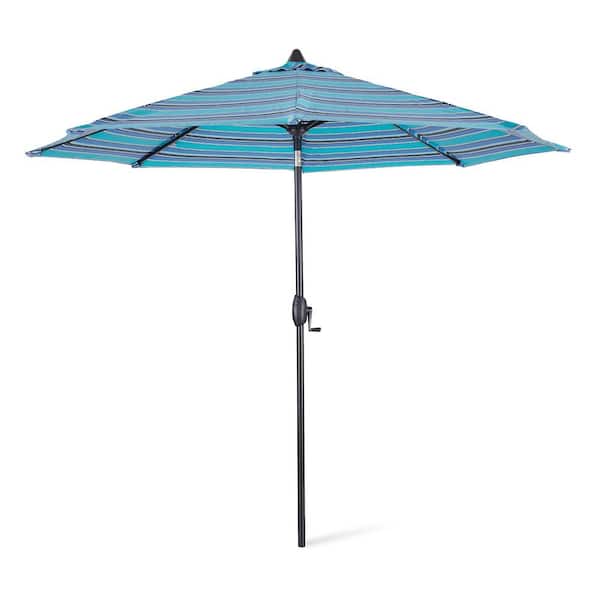 9 ft. Sunbrella Market Patio Umbrella in Dolce Oasis