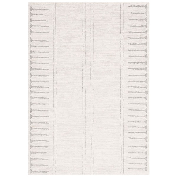 Northport 5 ft. x 8 ft. Ivory/Gray Geometric Area Rug