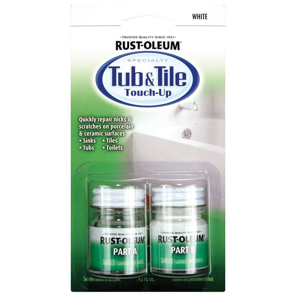 Rust Oleum Specialty Tub And Tile Touch, Bathtub Reglaze Kit Home Depot