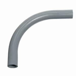 2 in. 90-Degree Schedule 80 PVC 24 in. Bend Radius Plain End Elbow