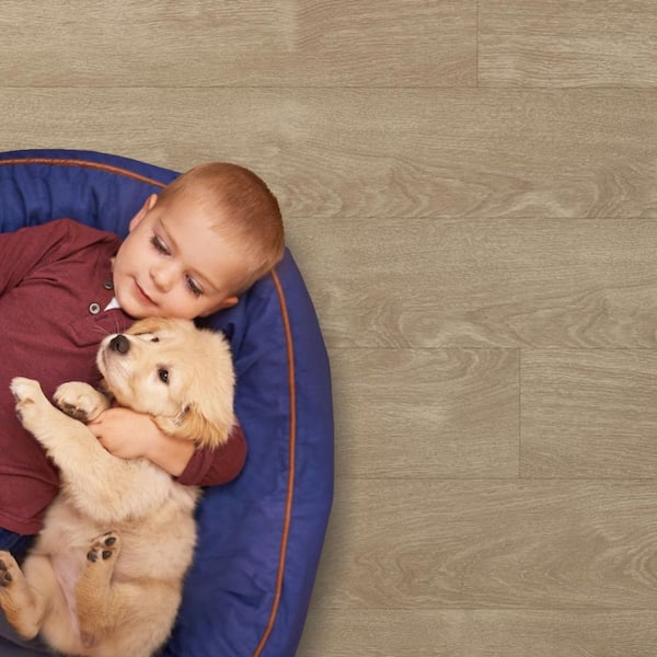 MaxCore Pro Sandstorm 20 MIL x 7.3 in. W x 48 in. L Click Lock Waterproof Luxury Vinyl Plank Flooring(24.5 sq. ft./Case)