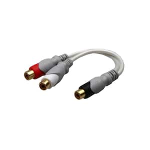 Electronic Master 6 in. RCA Audio Video Cable