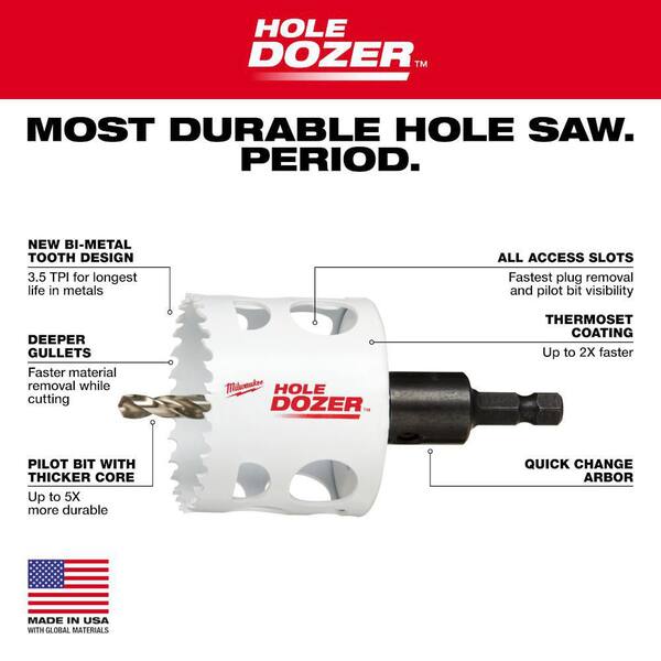 Hole Dozer General Purpose Bi-Metal Hole Saw Set and Wood and Metal Cutting Reciprocating Saw Blade Set (33-Piece) Hole Dozer General Purpose Bi-Metal Hole Saw Set and Wood and Metal Cutting Reciprocating Saw Blade Set (33-Piece)