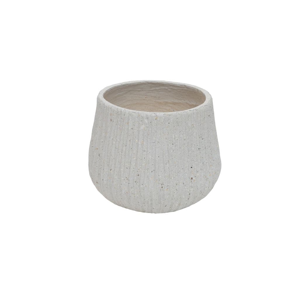 "11"" Dia x 9.06"" H Concrete Planters for Indoor Plants, Outdoor Planters with Drainage Holes,Magnesium Oxide Plant Pot" price history on PriceWatchPro