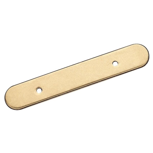 Amerock Royal Family 3 in. Burnished Brass Pull Backplate