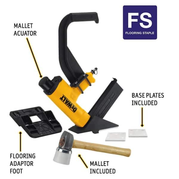 Pneumatic 15.5-Gauge 2 in. Hardwood Flooring Stapler