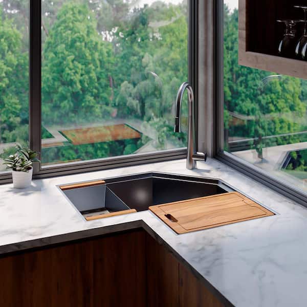 Sleek Stainless Steel Kitchen Cabinet Accessories