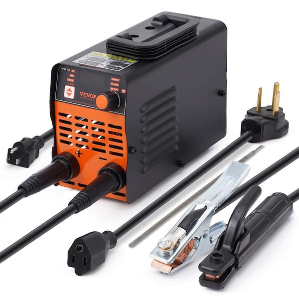 160 Amp Electric A/C 110V/220V Stick Welder Stick and Plastic ARC Welding Machine Hot Start Anti-Stick for Car Repair
