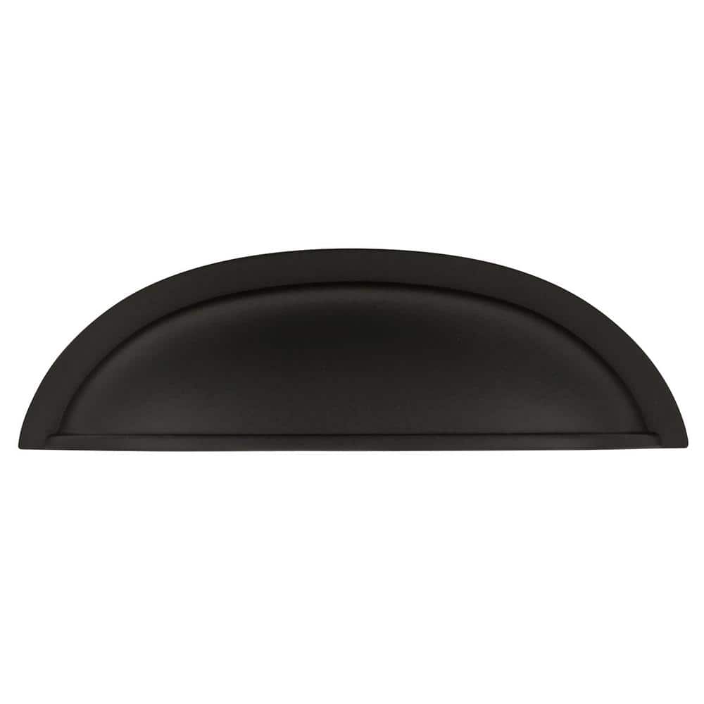 Oil-Rubbed Bronze 3-Inch Cup Pull with Mounting Hardware