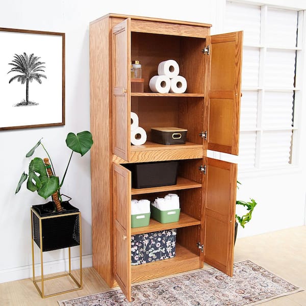 rcei ポット発送♈️616【Ashwood】EVOLUTION Concepts In Wood 72 in. Oak Wood 5-shelf Standard Bookcase