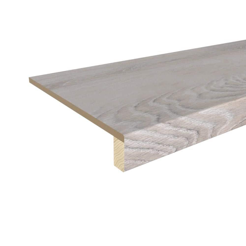 Retread 48-in x 11.5-in x 0.375-in Camden Lake Oak Laminate No return Square edge Stair Tread price history on PriceWatchPro