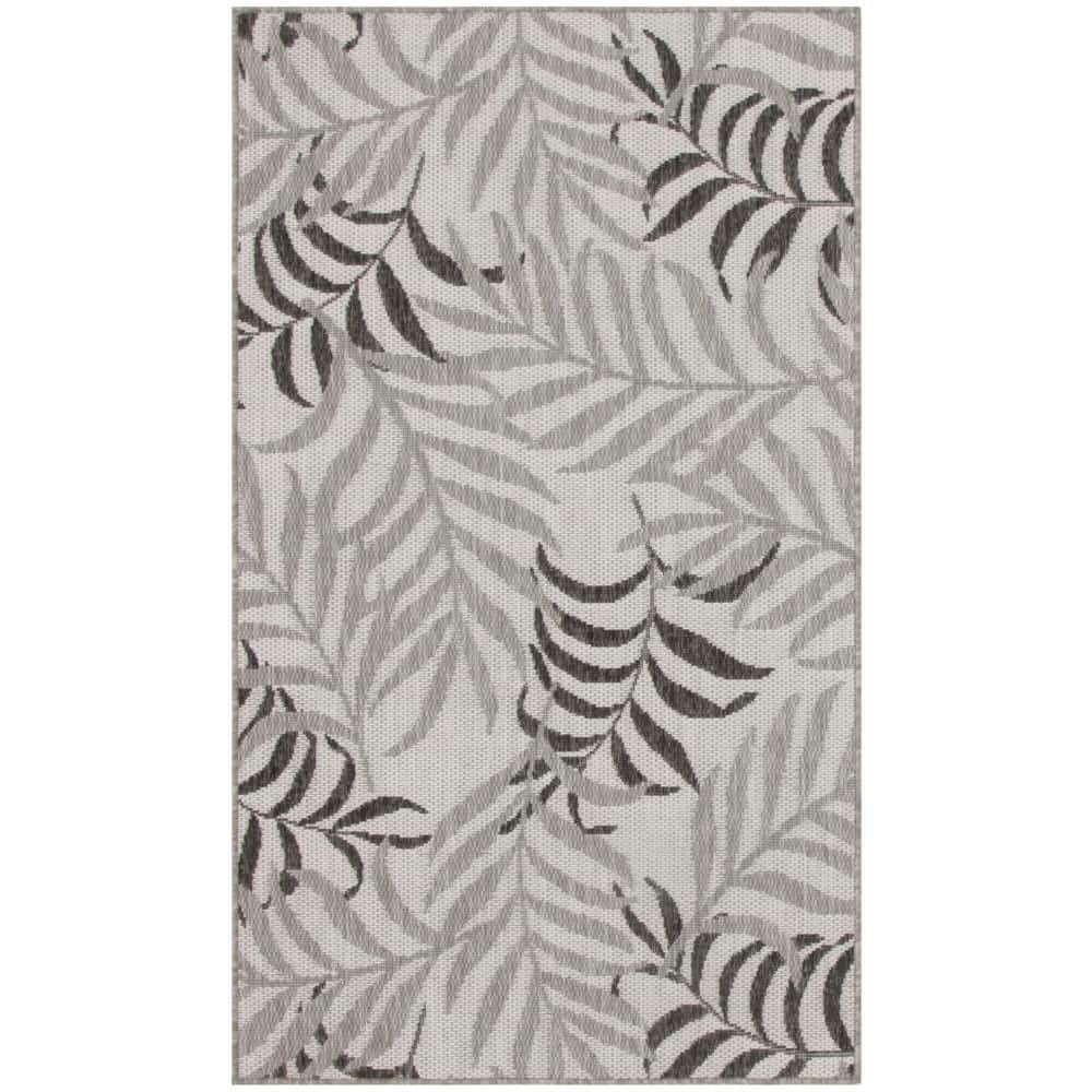 Garden Oasis Grey 2 ft. x 4 ft. Nature-inspired Contemporary Area Rug price history on PriceWatchPro
