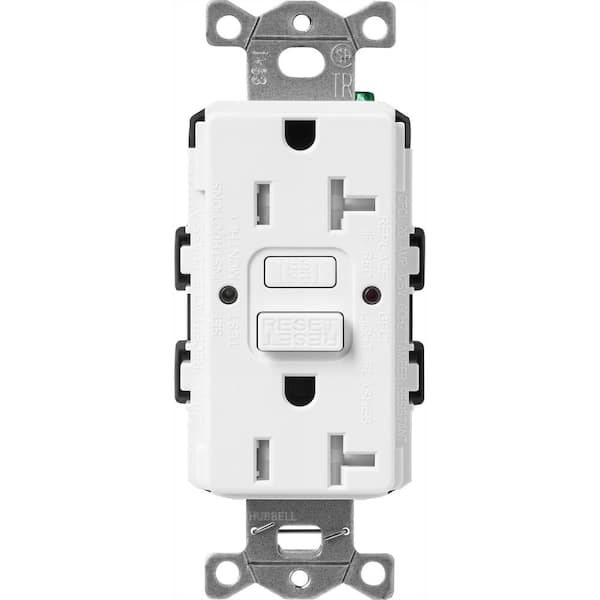 Beige Claro 20-Amp Tamper Resistant Duplex Outlet, Biscuit (SCR-20-GFST-BI)