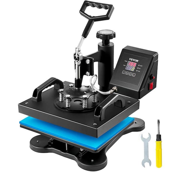 12 in. L x 10 in. W Heat Press, T-Shirt Press Machine, T-shirt Press Heat Press 30 x 23 cm Printing Machine Heat